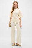 Zimi Crochet Ballet Flat  Pale Gold  hi-res