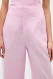Core Linen Waisted Pant  Petal Pink  hi-res