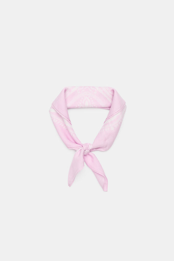 Printed Headscarf  Petal Pink  hi-res