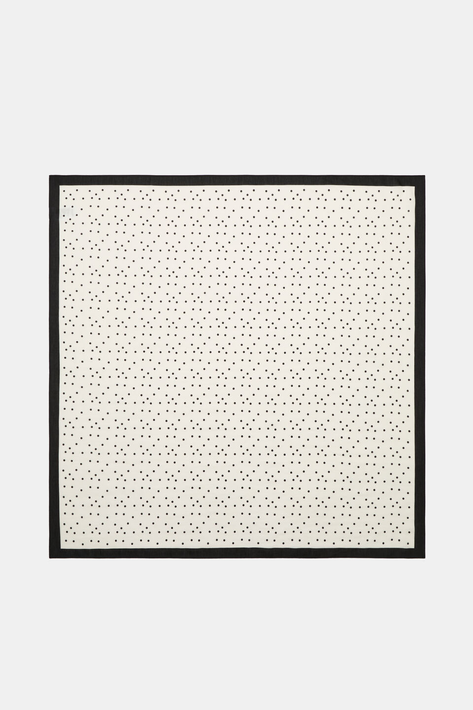 Large Scale Printed Headscarf  Coconut Cream Spot