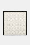 Large Scale Printed Headscarf  Coconut Cream Spot  hi-res