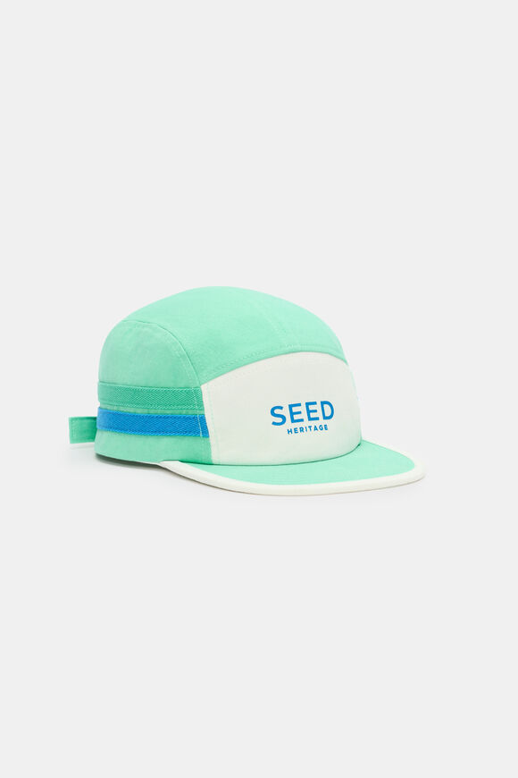 Side Stripe Panel Cap  Washed Mint  hi-res