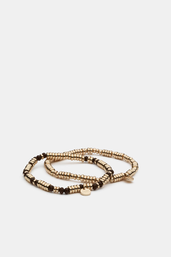 Delicate Bracelet Set  Dark Espresso  hi-res