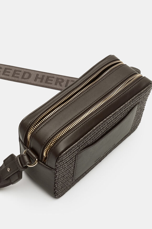 Textured Camera Bag  Dark Espresso  hi-res