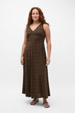 Spot Print Midi Dress  Dark Espresso Spot  hi-res