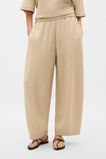 Textured Twill Balloon Pant  Warm Sand  hi-res