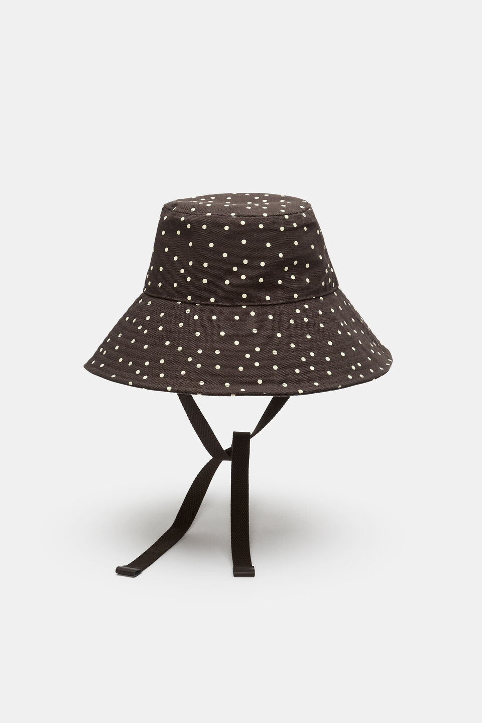 Fabric Bucket Hat  Dark Espresso Spot