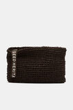 Logo Woven Pouch  Dark Espresso  hi-res
