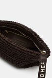 Logo Woven Pouch  Dark Espresso  hi-res