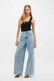 Scallop Knit Top  Black  hi-res
