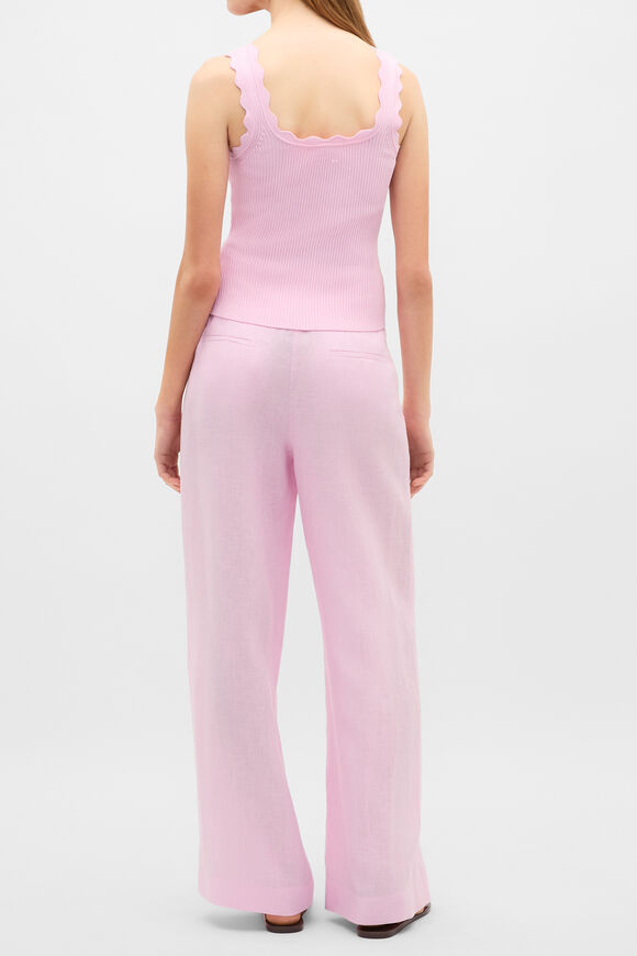 Scallop Knit Top  Petal Pink  hi-res