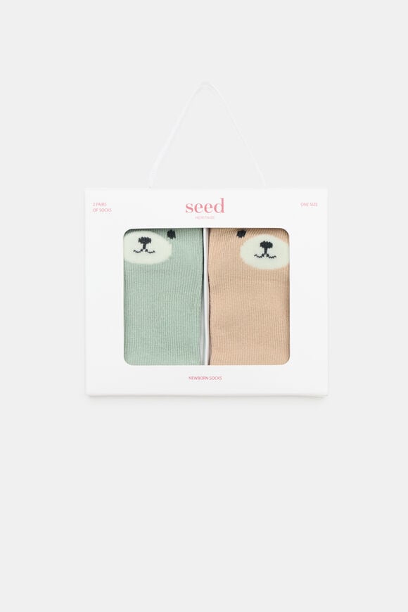 Newborn Bear 2 Pack  Sage  hi-res