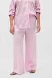 Core Linen Easy Wide Leg Pant  Petal Pink  hi-res