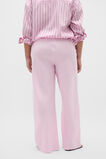 Core Linen Easy Wide Leg Pant  Petal Pink  hi-res