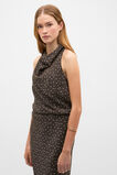 Spot Print Halter Top  Dark Espresso Spot  hi-res