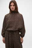 Spot Print Blouse  Dark Espresso Spot  hi-res