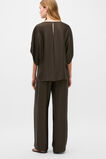 Self Stripe Batwing Top  Dark Espresso  hi-res