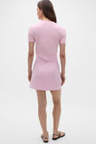 Core Linen Curve Hem Mini Skirt  Petal Pink  hi-res