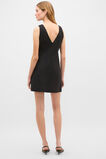 Structured Mini Dress  Black  hi-res
