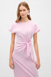 Tie Waist Midi Dress  Petal Pink  hi-res