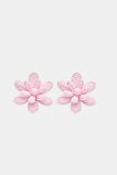 Floral Statement Earring  Petal Pink  hi-res