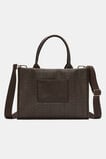 Structured Woven Mini Tote  Dark Espresso  hi-res