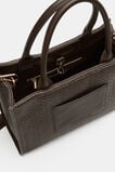 Structured Woven Mini Tote  Dark Espresso  hi-res