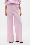 Core Linen Easy Wide Leg Pant  Petal Pink  hi-res
