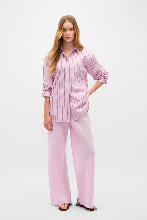 Stripe Lightweight Shirt  Petal Pink Stripe  hi-res