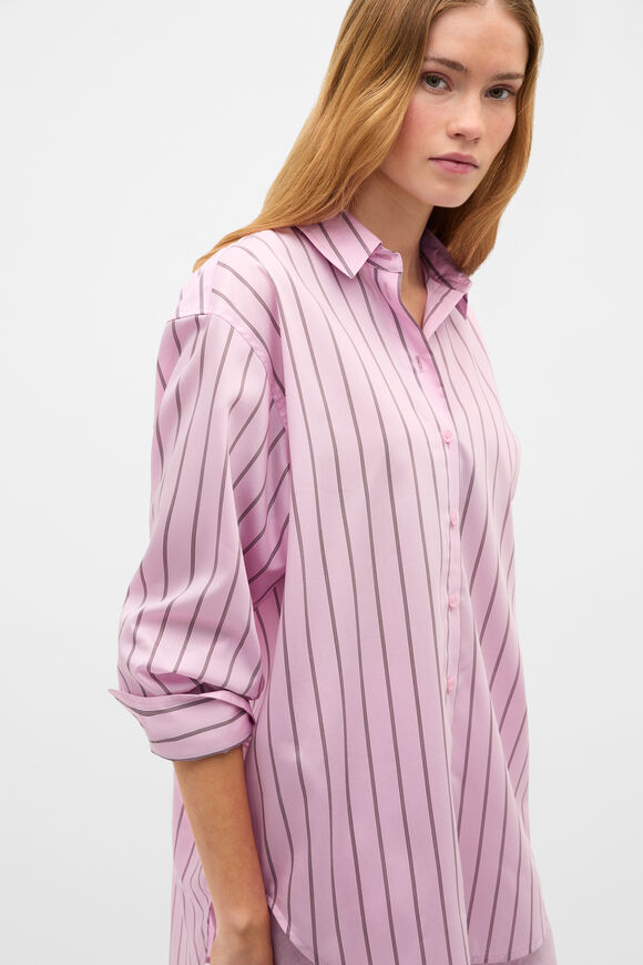 Stripe Lightweight Shirt  Petal Pink Stripe  hi-res