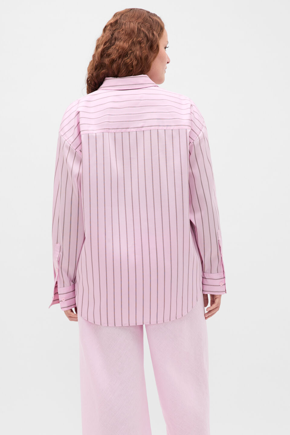Stripe Lightweight Shirt  Petal Pink Stripe