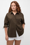 Lightweight Cotton Classic Shirt  Dark Espresso  hi-res
