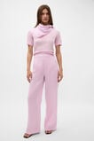 Sheer Knit Tee  Petal Pink  hi-res