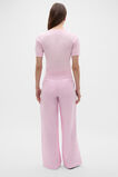 Sheer Knit Tee  Petal Pink  hi-res