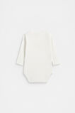 Core Rib Logo Bodysuit  Canvas  hi-res