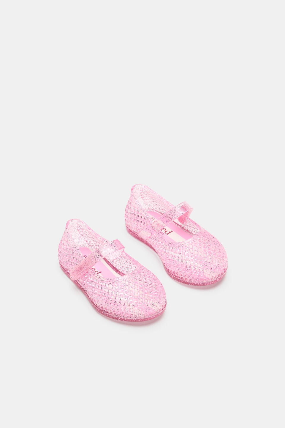 Mini Cage Jelly Ballet  Pink Glitter