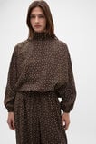 Spot Print Blouse  Dark Espresso Spot  hi-res