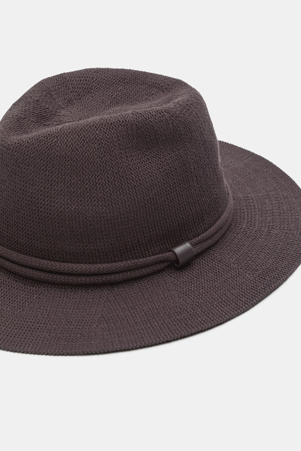 Knit Fedora  Dark Espresso