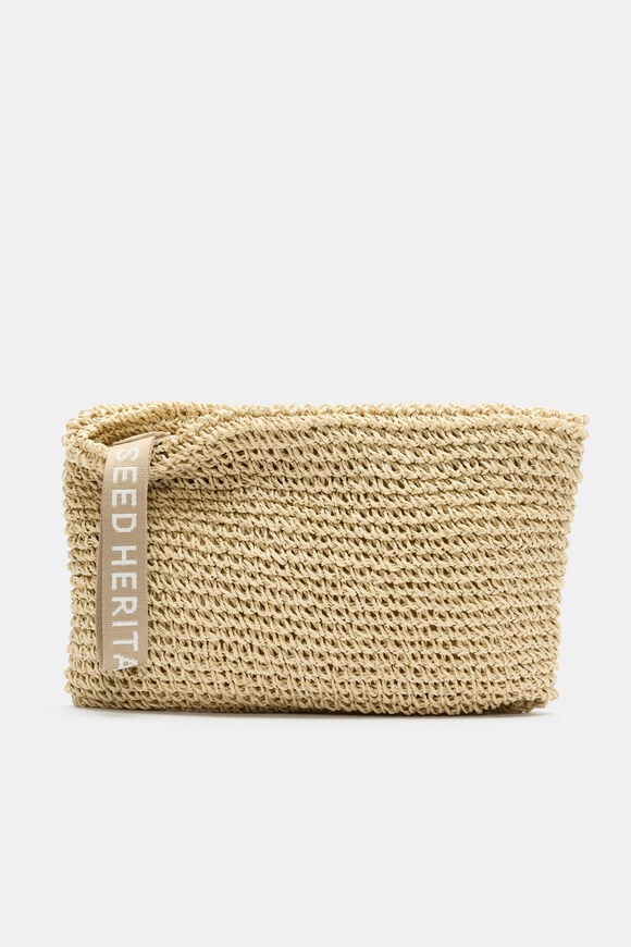 Logo Woven Pouch  Warm Sand  hi-res