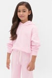 Contrast Stitch Hoodie  Pink Lemonade  hi-res