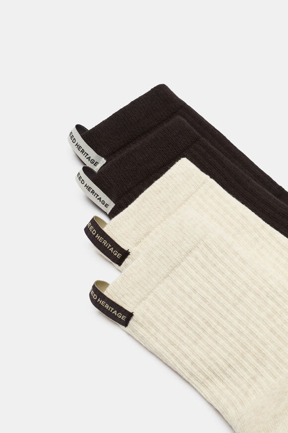 2 Pack Grip Sock  Dark Espresso  hi-res