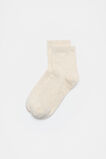 Core Quarter Crew Sock  Soft Beige Marle  hi-res