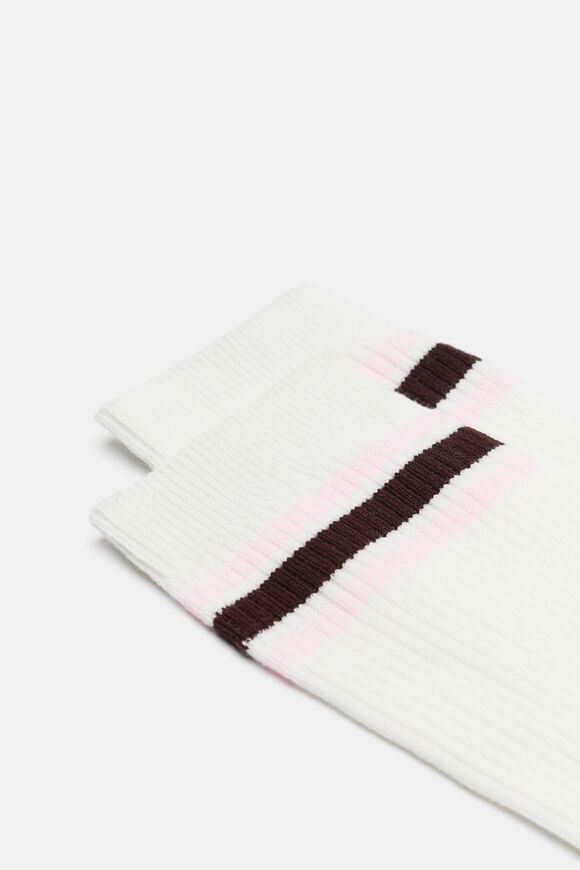 Sports Stripe Crew Sock  Dark Espresso Stripe  hi-res