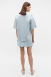 Linen Scallop Shirt  Bluebell  hi-res