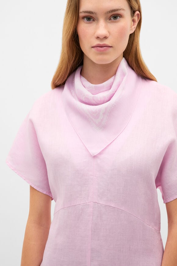 Printed Headscarf  Petal Pink  hi-res