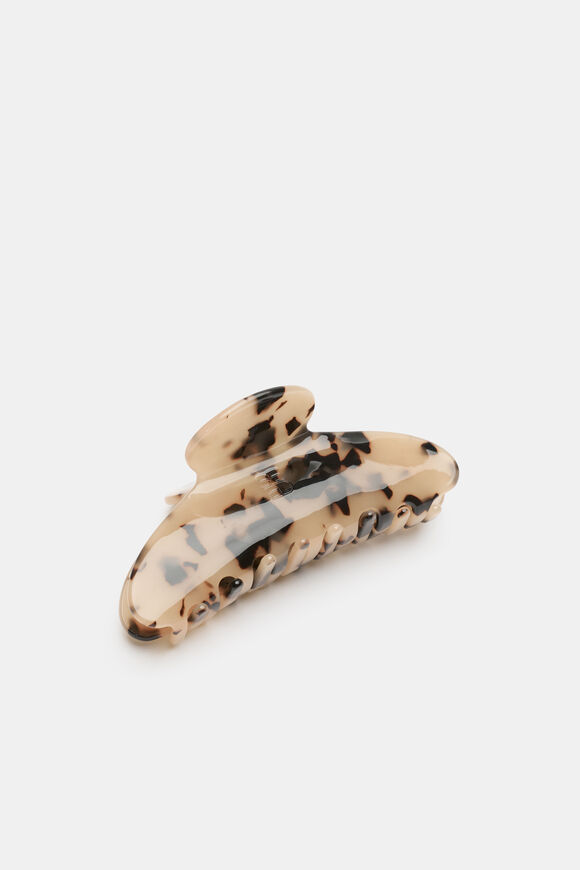 Seed Resin Hair Claw  Milky Tort  hi-res