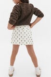 Embroidered Denim Skirt  Classic Cream  hi-res