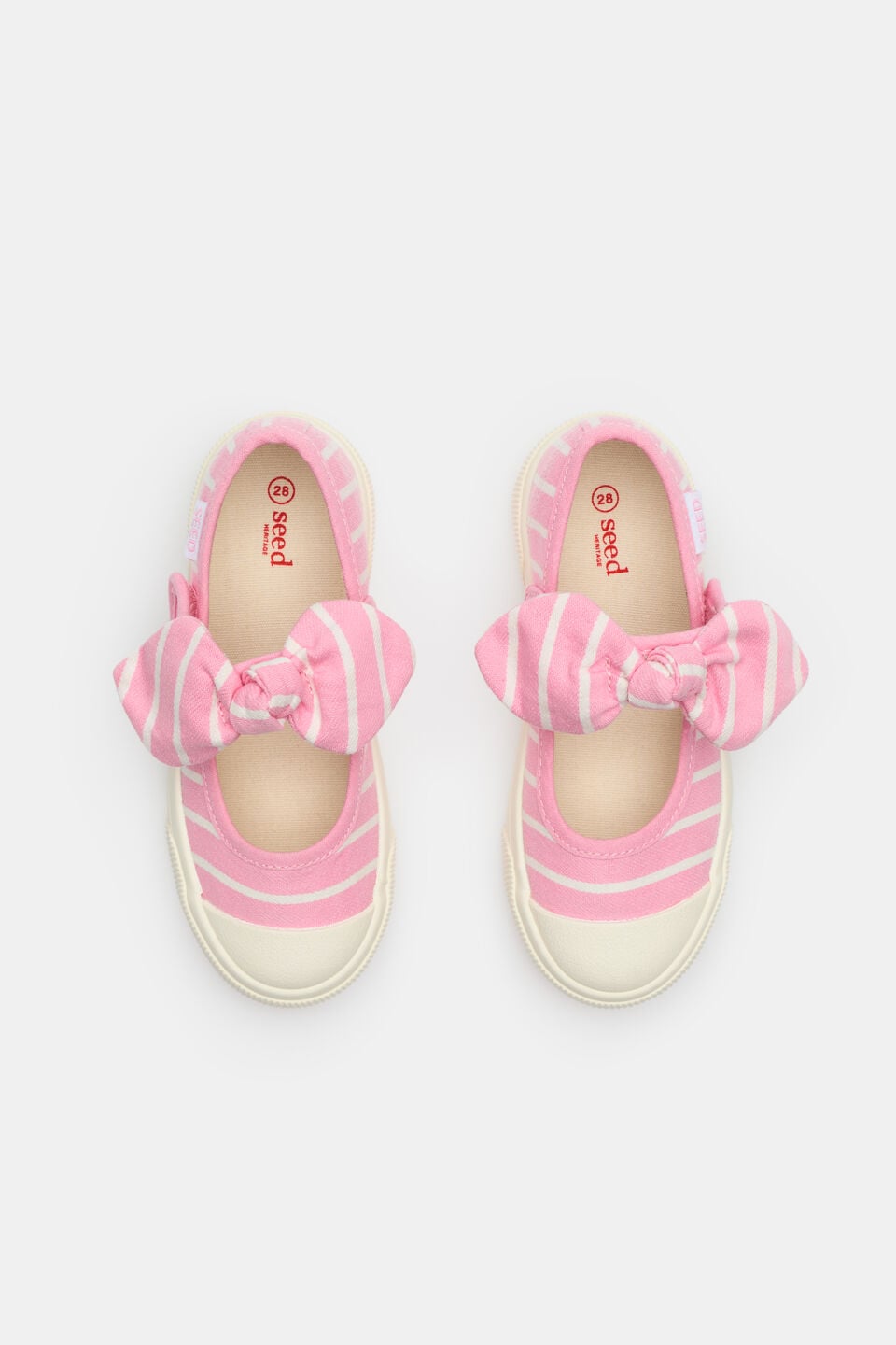 Mary Jane Bow Sneaker  Candy Pink