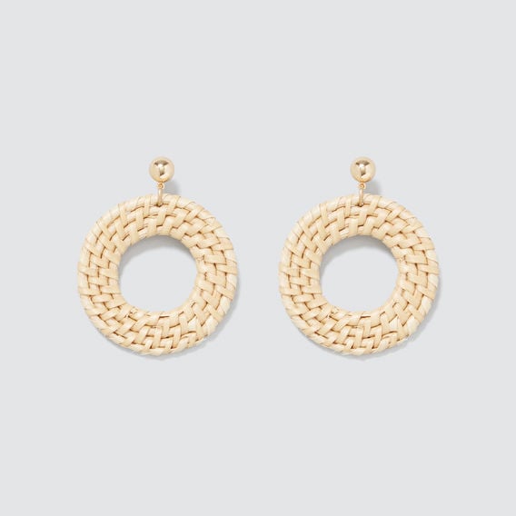 TRATTAN WEAVE EARRINGS