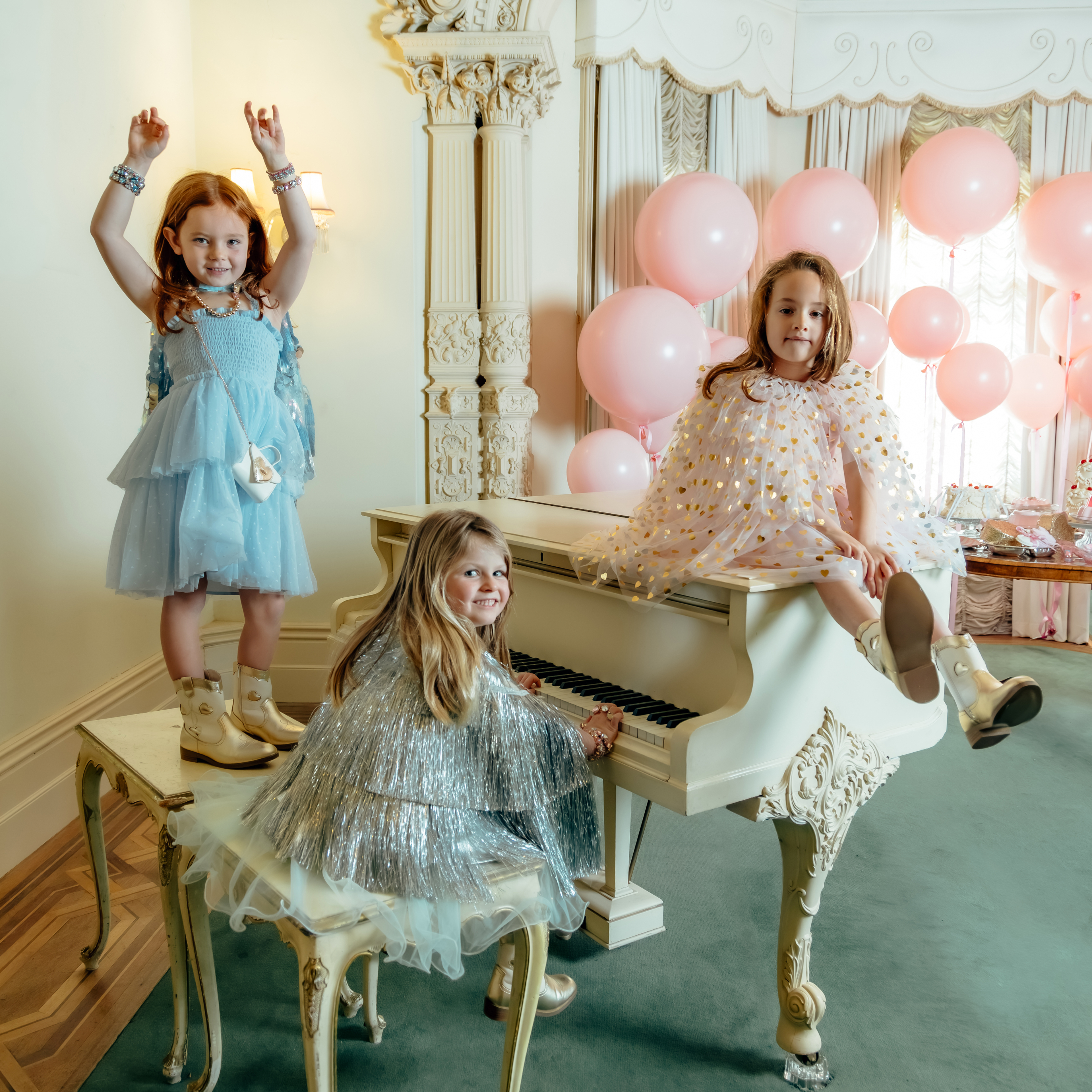 Girls celebrating at a Seed Party